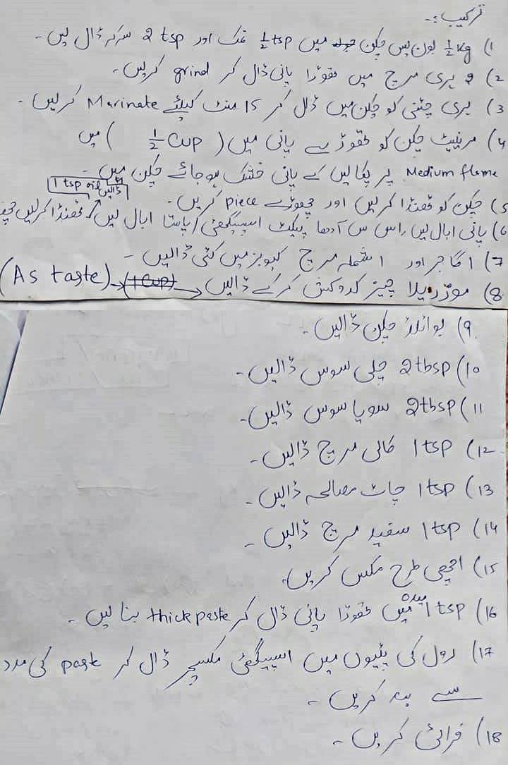 Chicken Roll Recipe in Urdu